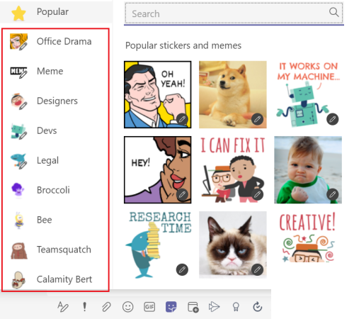 Microsoft Teams怎么制定个性化贴纸?Microsoft Teams制定个性化贴纸教程截图