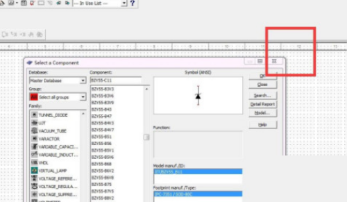 multisim怎么绘制BZV55-C11二极管?multisim绘制BZV55-C11二极管教程截图
