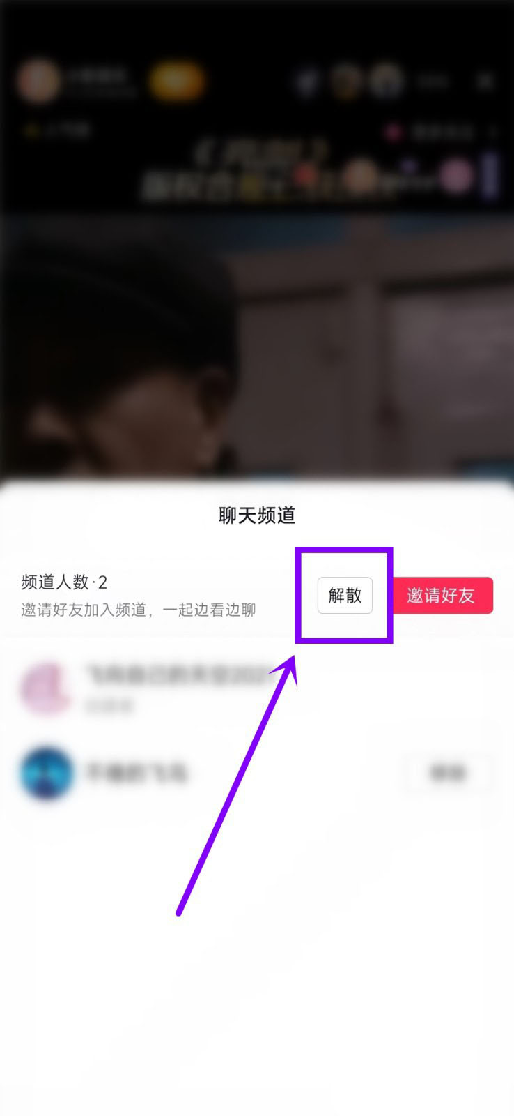 抖音聊天频道怎么解散?抖音聊天频道解散方法截图