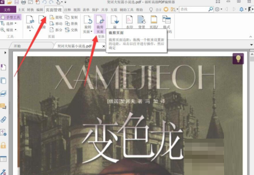 福昕PDF编辑器怎么裁剪页面?福昕PDF编辑器裁剪页面教程截图