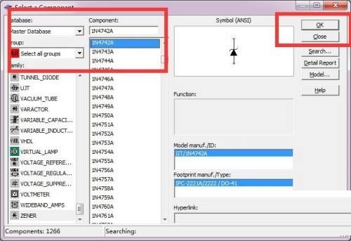multisim怎么绘制1N4742A二极管?multisim绘制1N4742A二极管教程截图