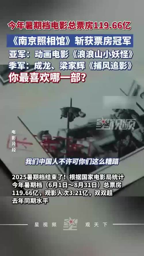 2025暑期票房119亿 国产片占优《南京照相馆》大赚 2025暑期票房119亿 国产片占优《南京照相馆》大赚