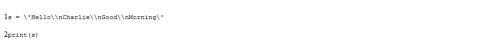 Python转义符是什么意思?Python转义符意思介绍截图