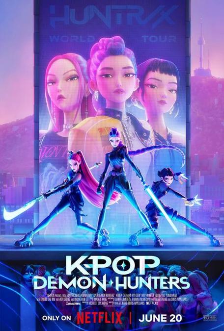 《K-POP猎魔女团》票房破亿，原声带登顶Billboard！